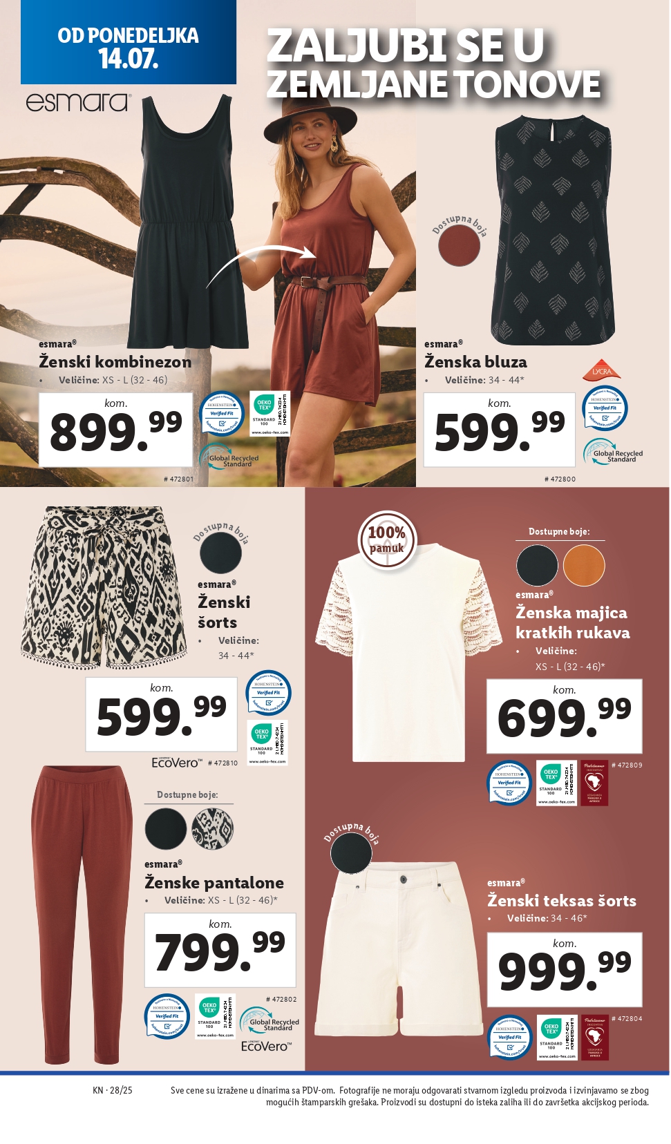Lidl katalog NEPREHRANA 10-16.7.2025.