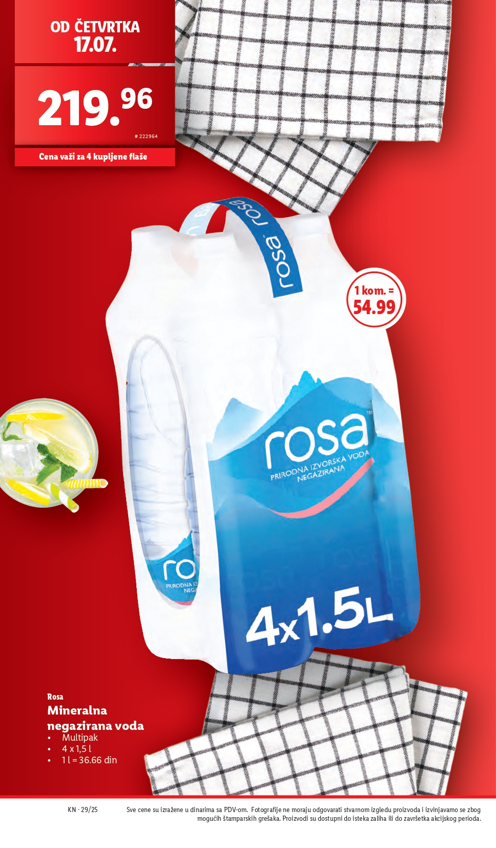 Lidl katalog PREHRANA 17-23.7.2025.