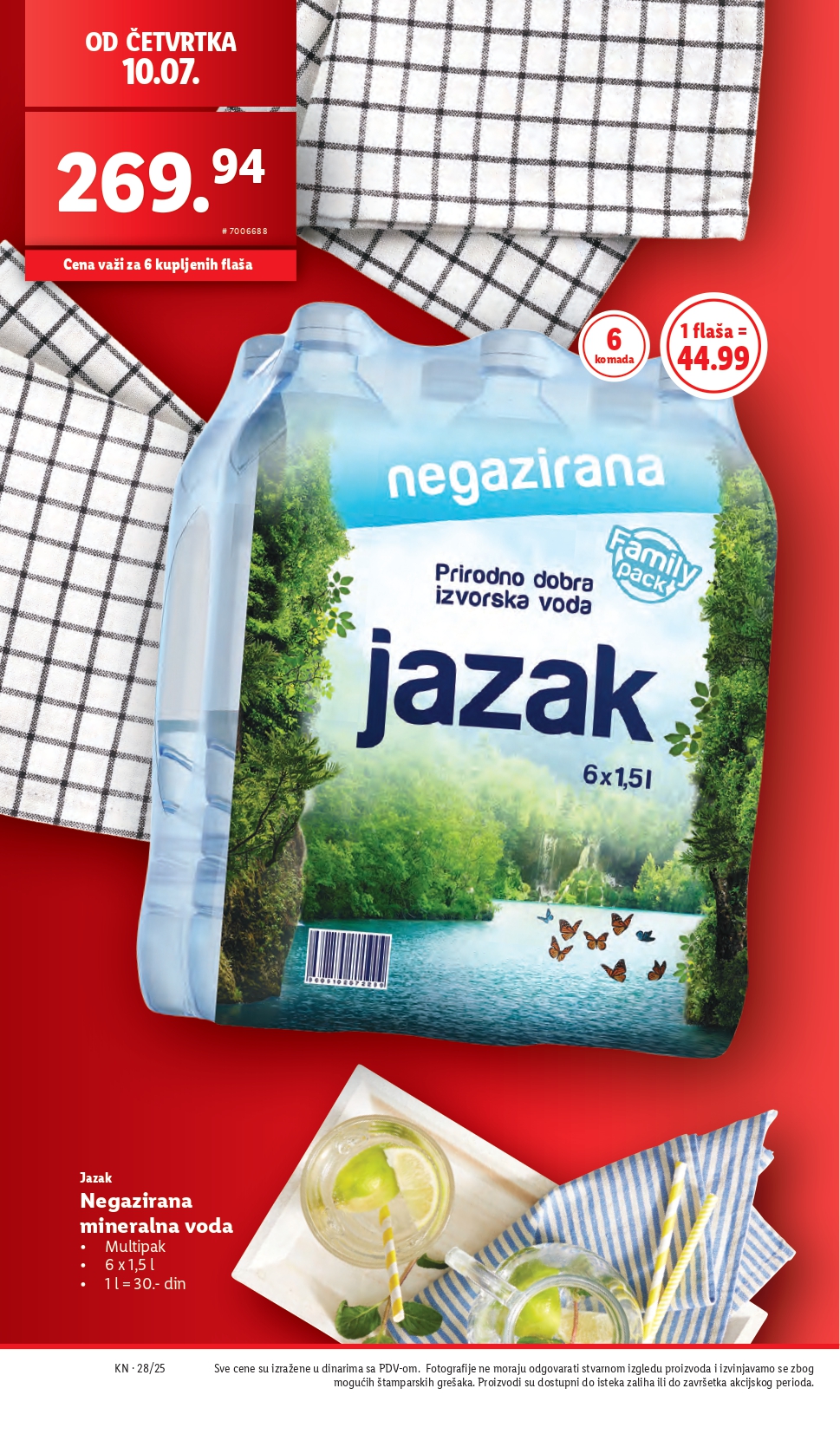 Lidl katalog PREHRANA 10-16.7.2025.