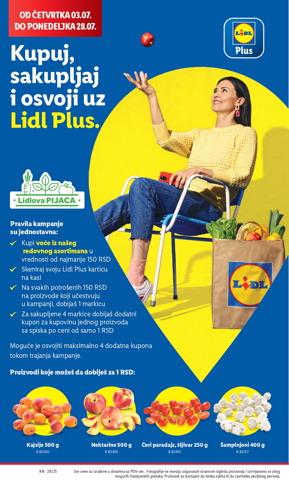 Lidl katalog PREHRANA 10-16.7.2025.
