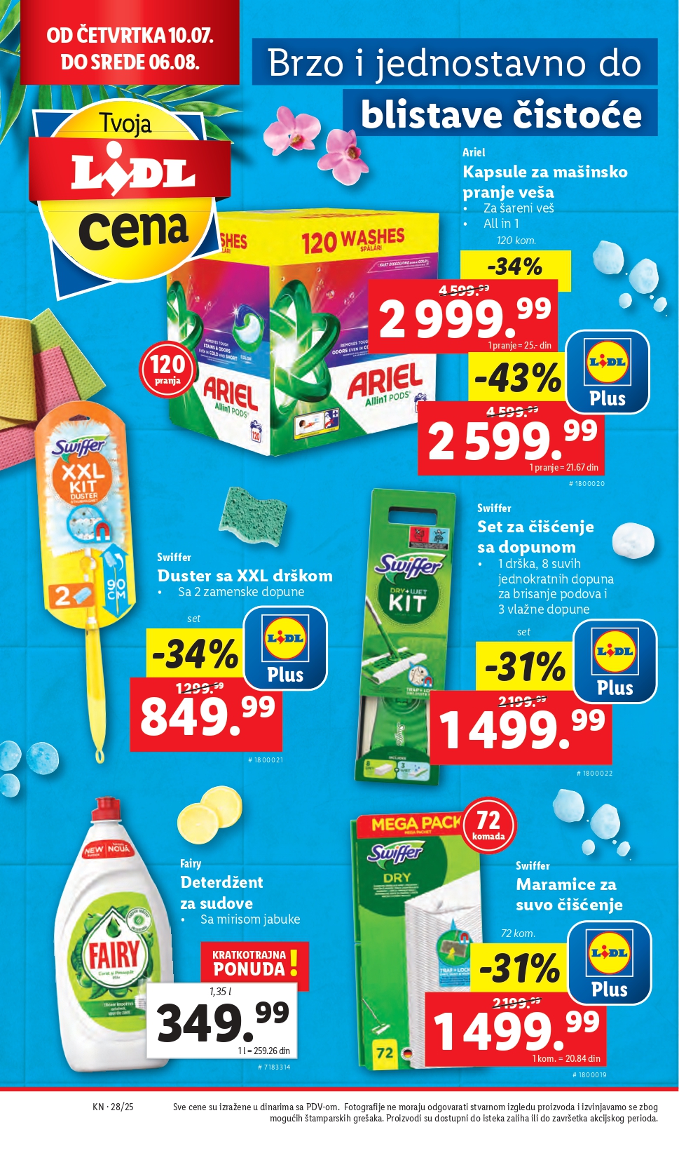 Lidl katalog PREHRANA 10-16.7.2025.