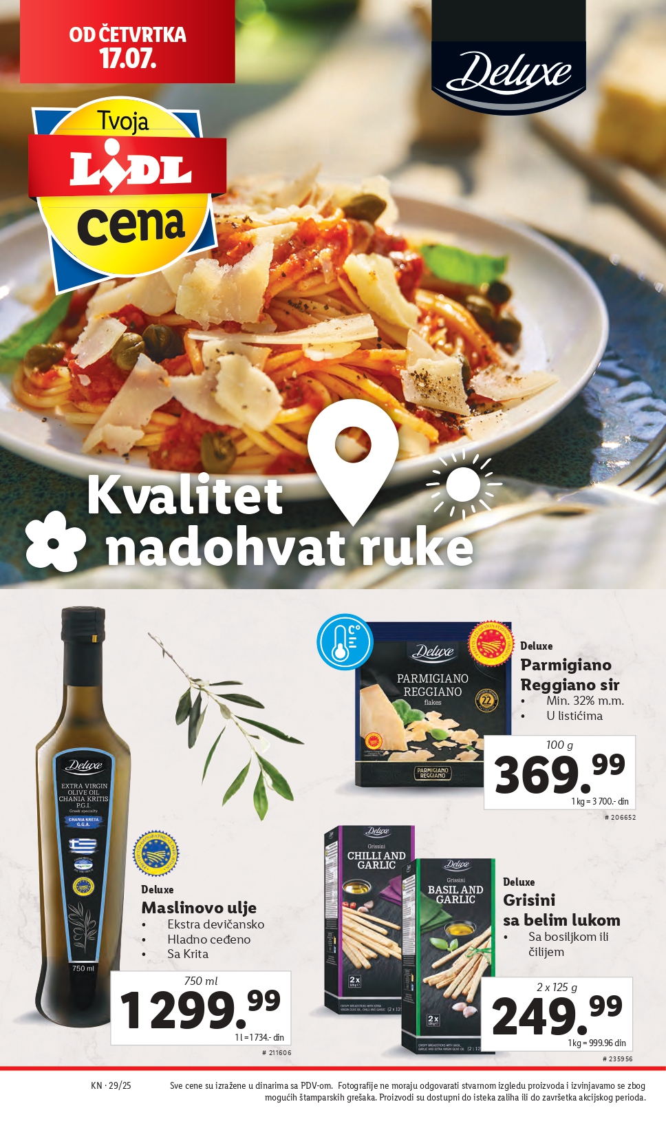Lidl katalog PREHRANA 17-23.7.2025.