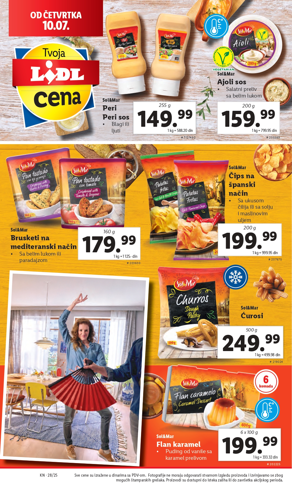 Lidl katalog PREHRANA 10-16.7.2025.