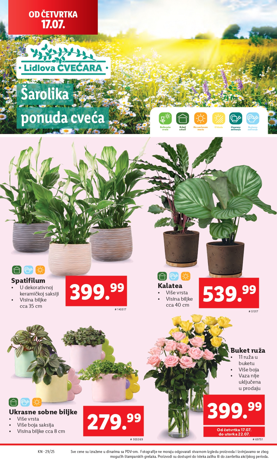 Lidl katalog PREHRANA 17-23.7.2025.