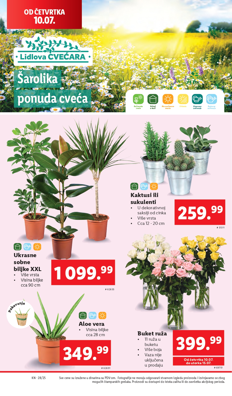 Lidl katalog PREHRANA 10-16.7.2025.