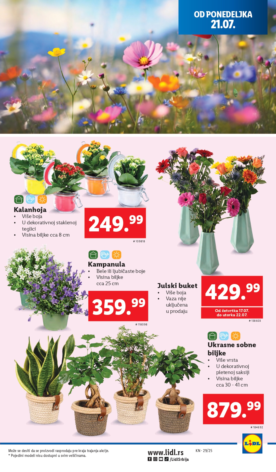 Lidl katalog PREHRANA 17-23.7.2025.
