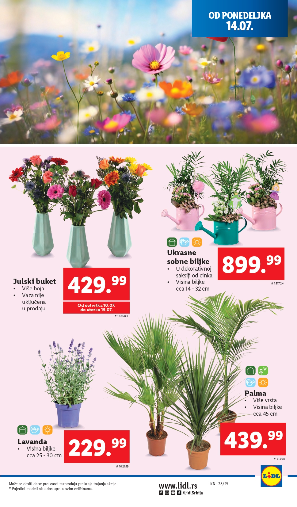 Lidl katalog PREHRANA 10-16.7.2025.
