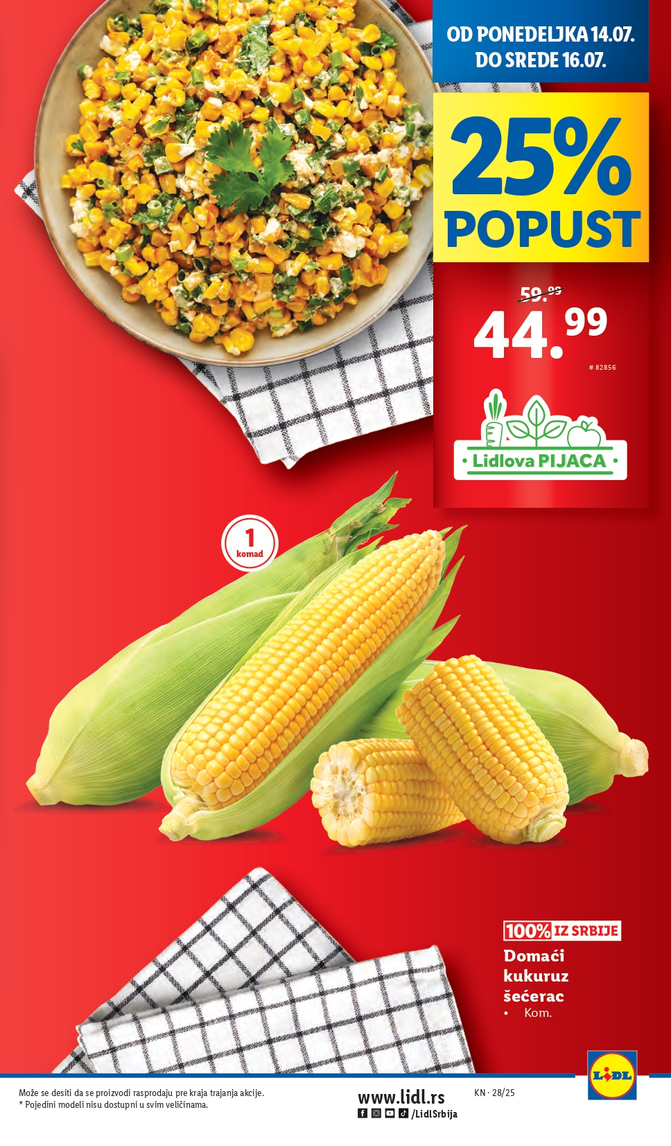 Lidl katalog PREHRANA 10-16.7.2025.