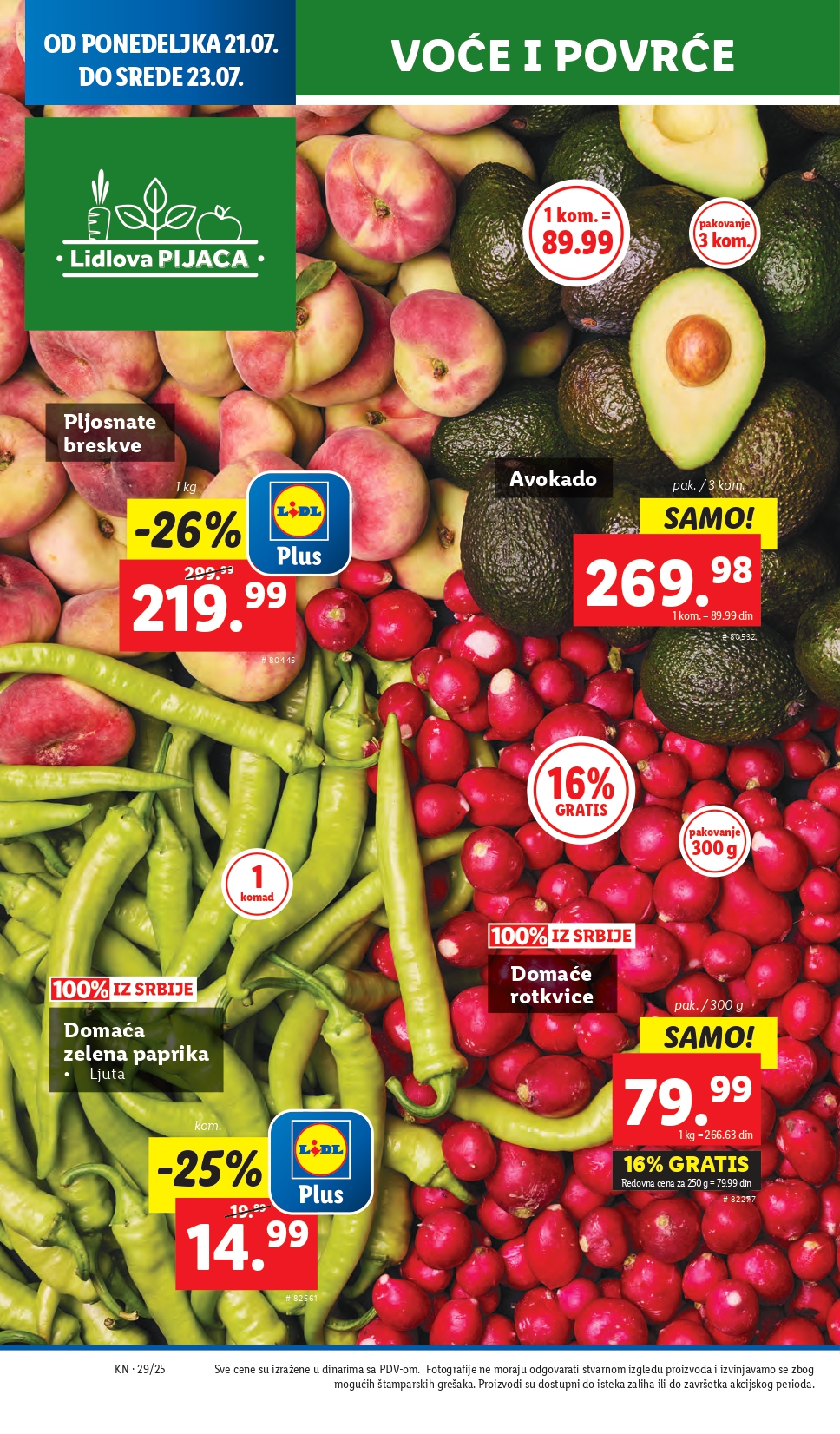 Lidl katalog PREHRANA 17-23.7.2025.