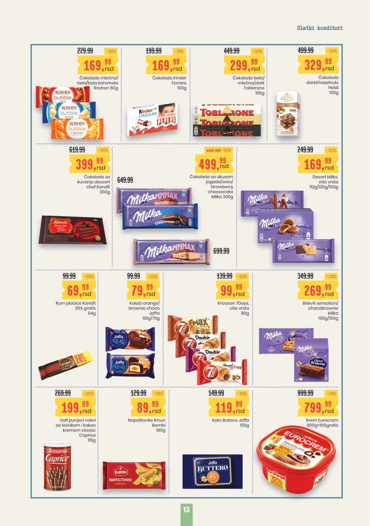 Novi Aroma katalog je tu!
Super cene, letnje osveženje i raznovrsna ponuda – sve što vam treba za opuštenu i pametnu kupovinu tokom toplih dana. Uživajte u bojama leta uz novu ponudu iz Arome!
