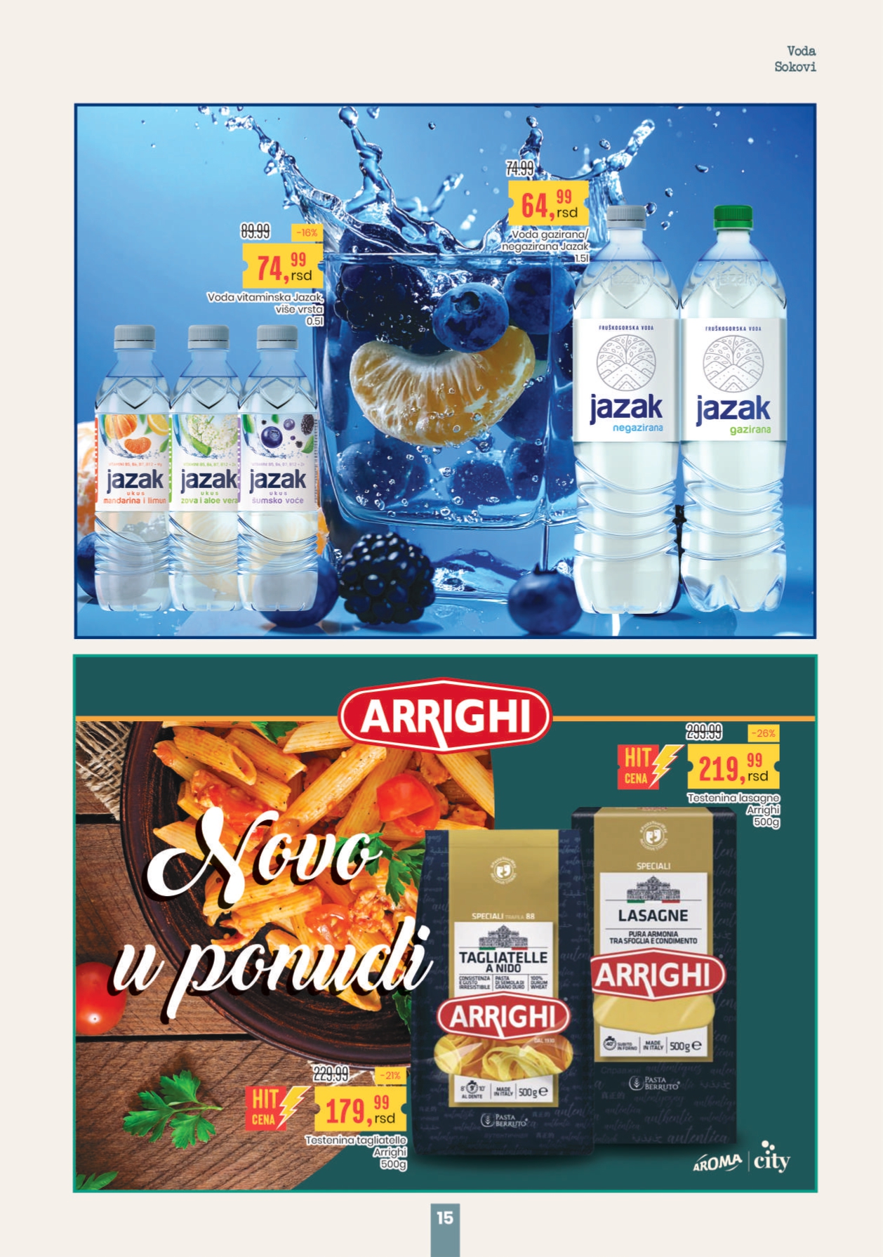 Novi Aroma katalog je tu!
Super cene, letnje osveženje i raznovrsna ponuda – sve što vam treba za opuštenu i pametnu kupovinu tokom toplih dana. Uživajte u bojama leta uz novu ponudu iz Arome!

