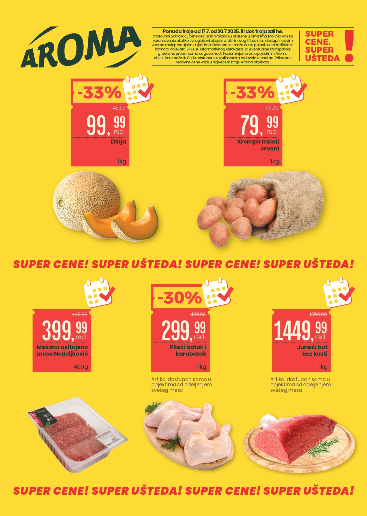 Aroma VIKEND AKCIJA 17-20.7.2025.