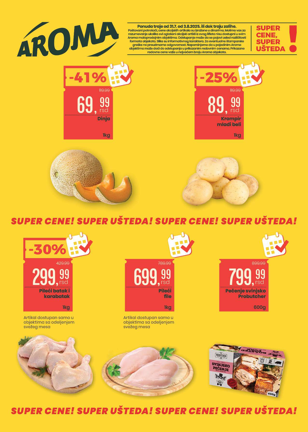 Aroma VIKEND AKCIJA 31.7-3.8.2025.