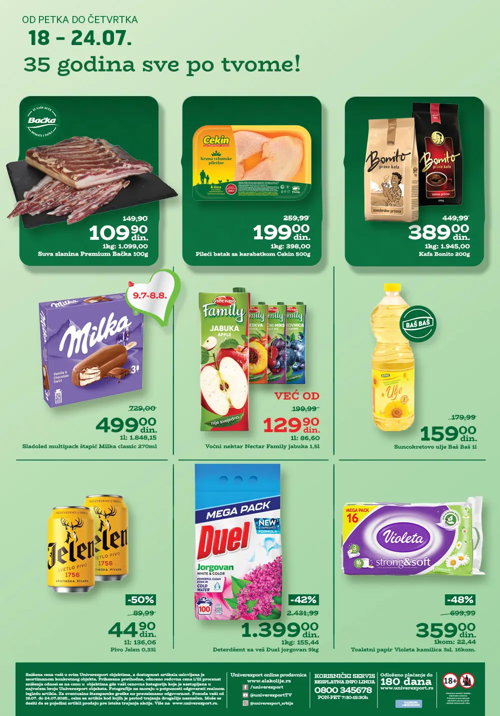 Univerexport katalog 18-24.7.2025.