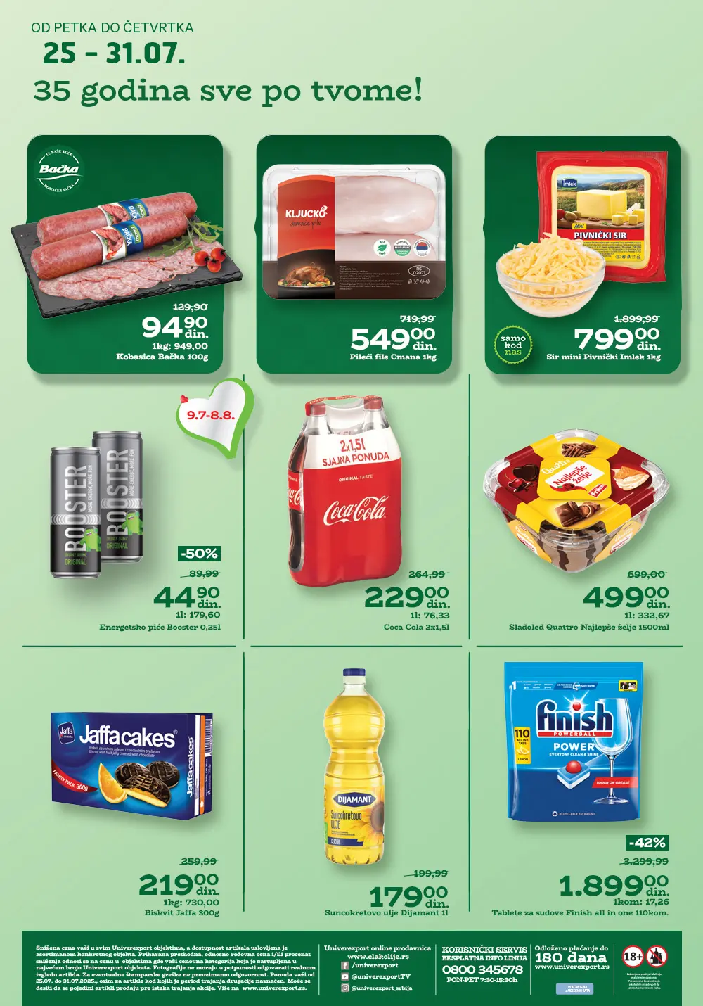 Univerexport katalog 25-31.7.2025.