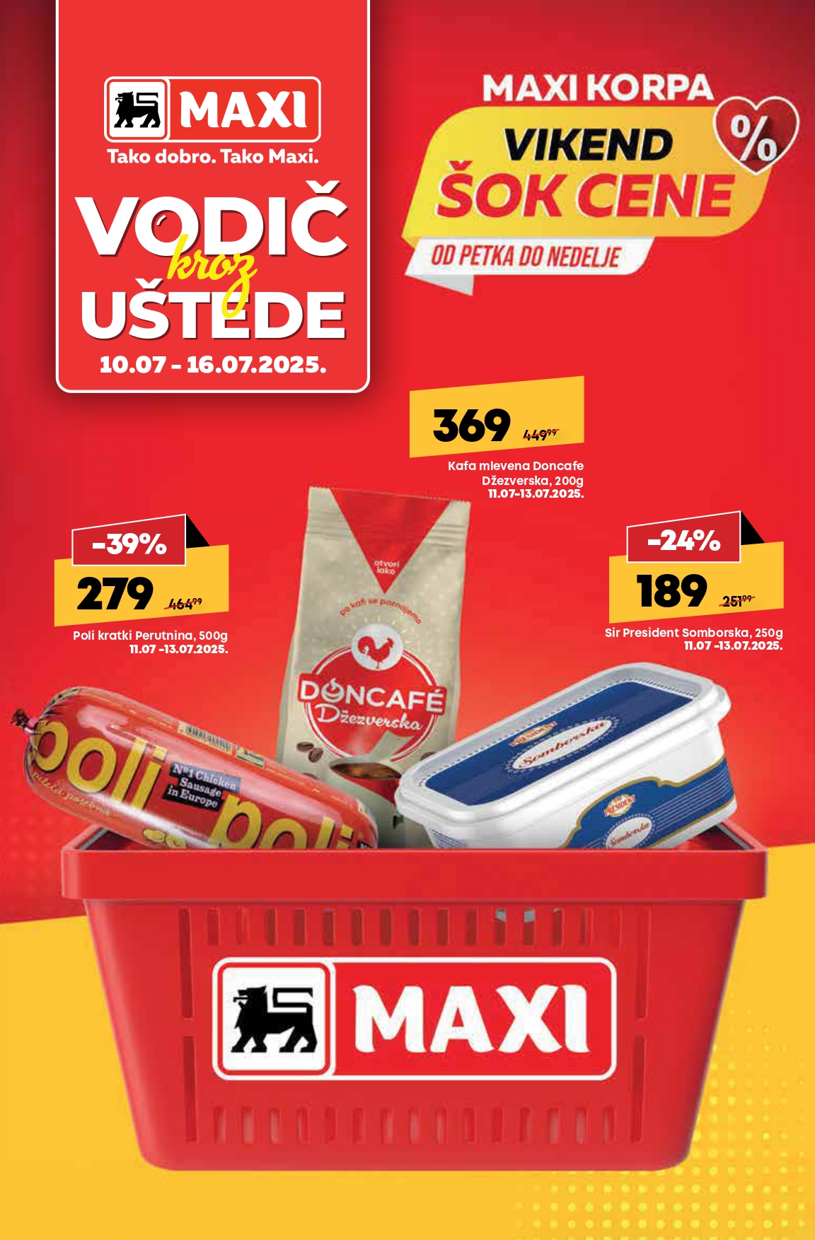 Mega Maxi katalog VODIČ KROZ UŠTEDE 10-16.7.2025.