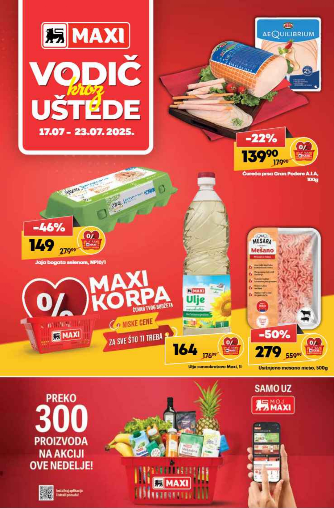 Mega Maxi katalog VODIČ KROZ UŠTEDE 17-23.7.2025.