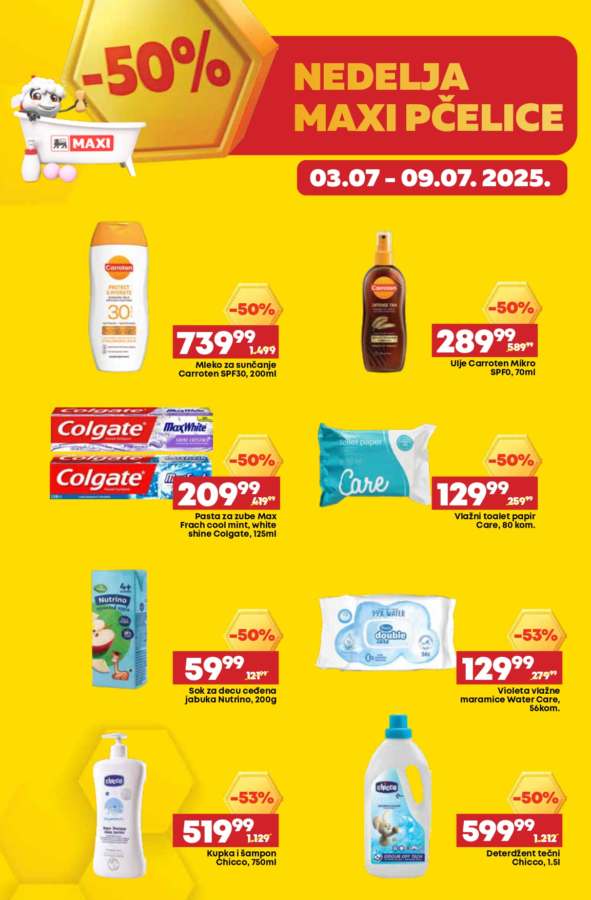 Mega Maxi katalog VODIČ KROZ UŠTEDE 3-9.7.2025.