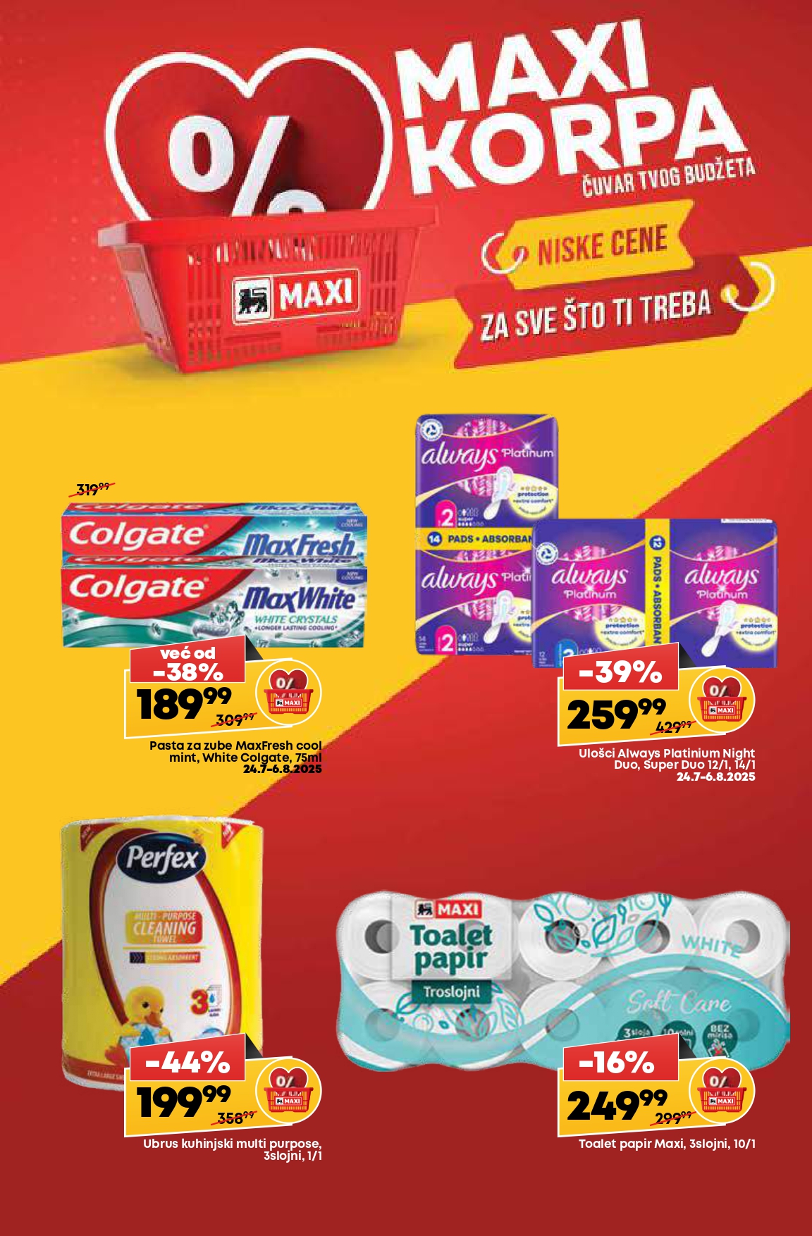Mega Maxi katalog VODIČ KROZ UŠTEDE 24-30.7.2025.
