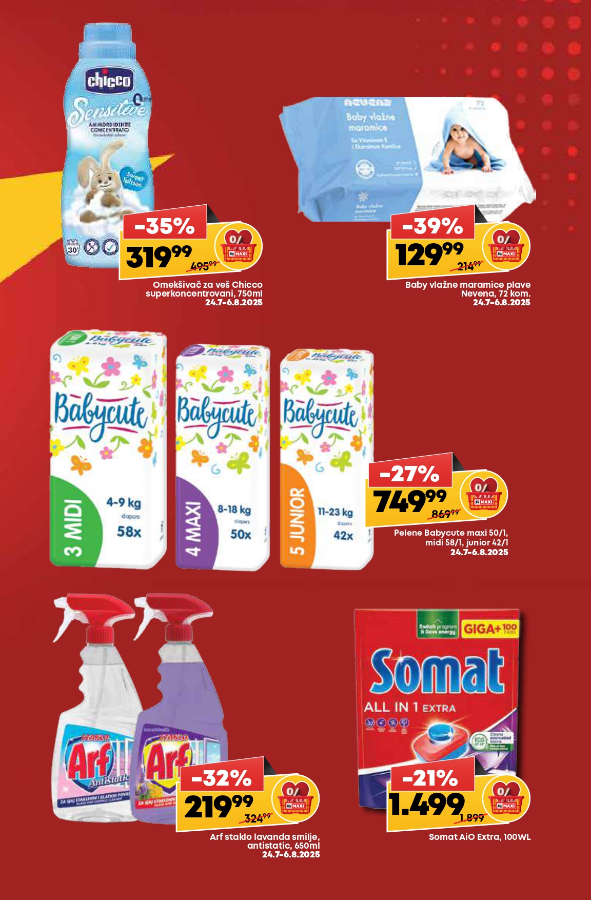Mega Maxi katalog VODIČ KROZ UŠTEDE 24-30.7.2025.