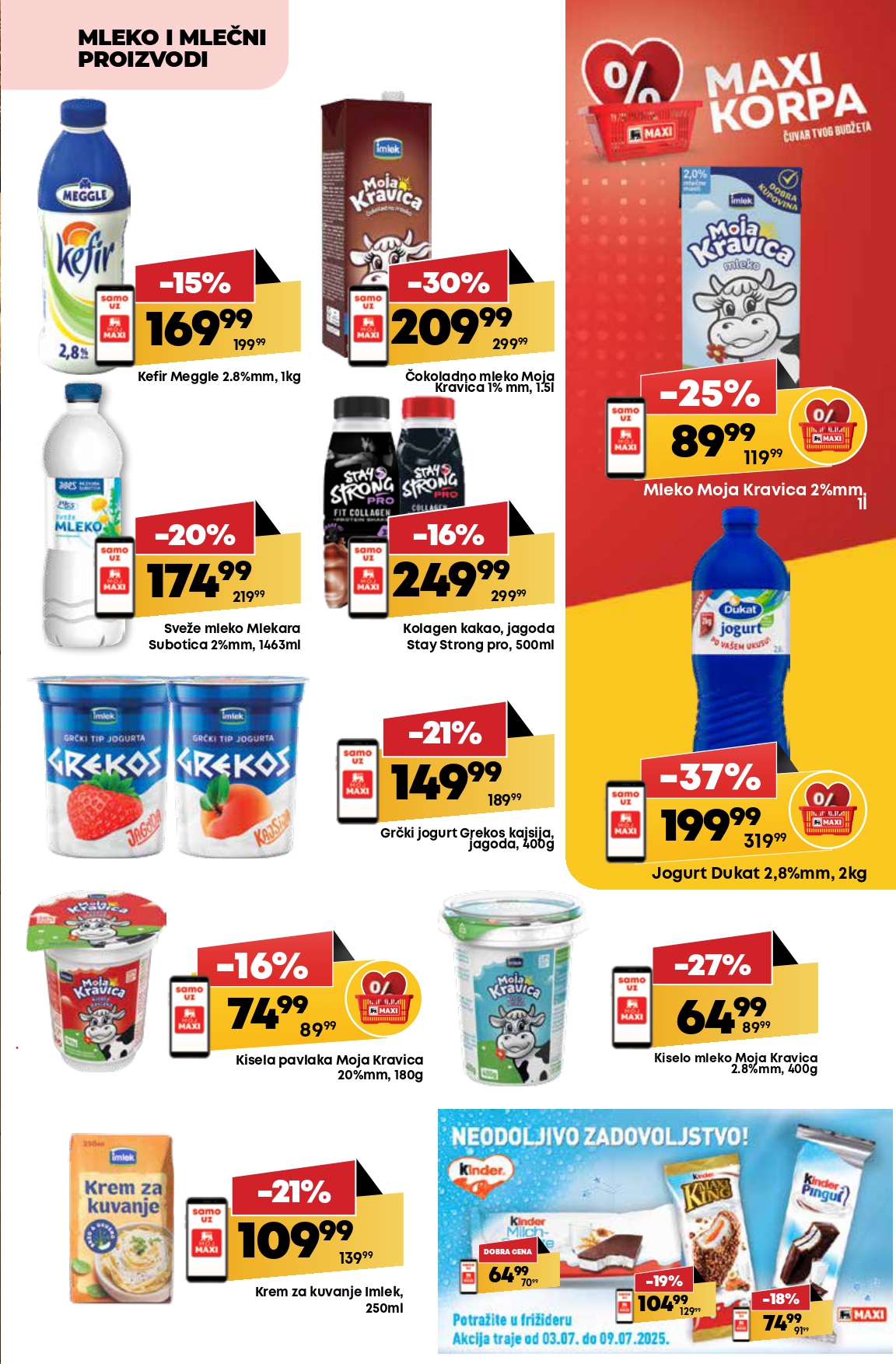 Mega Maxi katalog VODIČ KROZ UŠTEDE 3-9.7.2025.