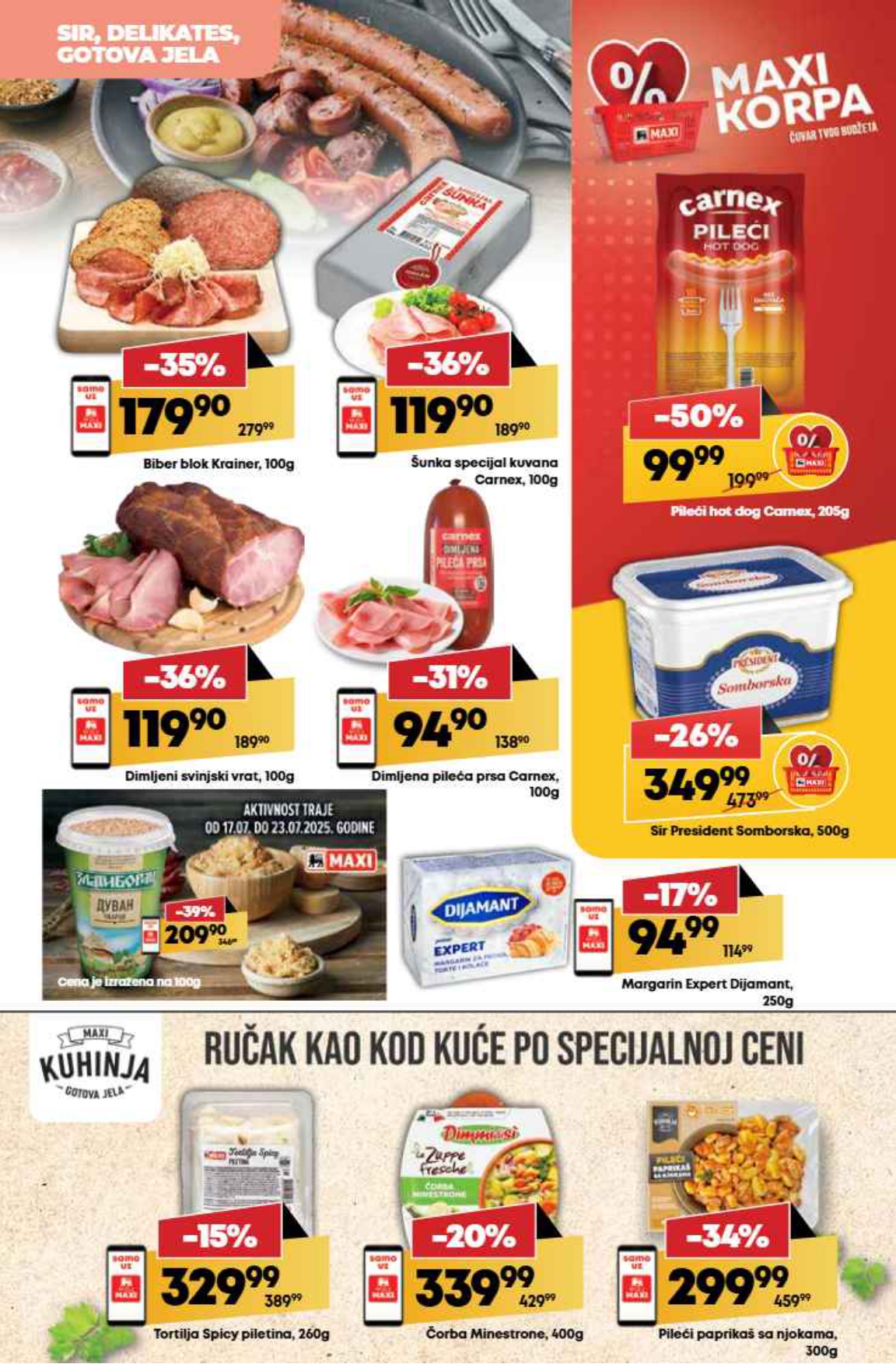 Mega Maxi katalog VODIČ KROZ UŠTEDE 17-23.7.2025.