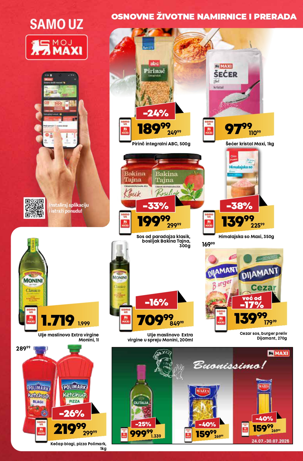 Mega Maxi katalog VODIČ KROZ UŠTEDE 24-30.7.2025.