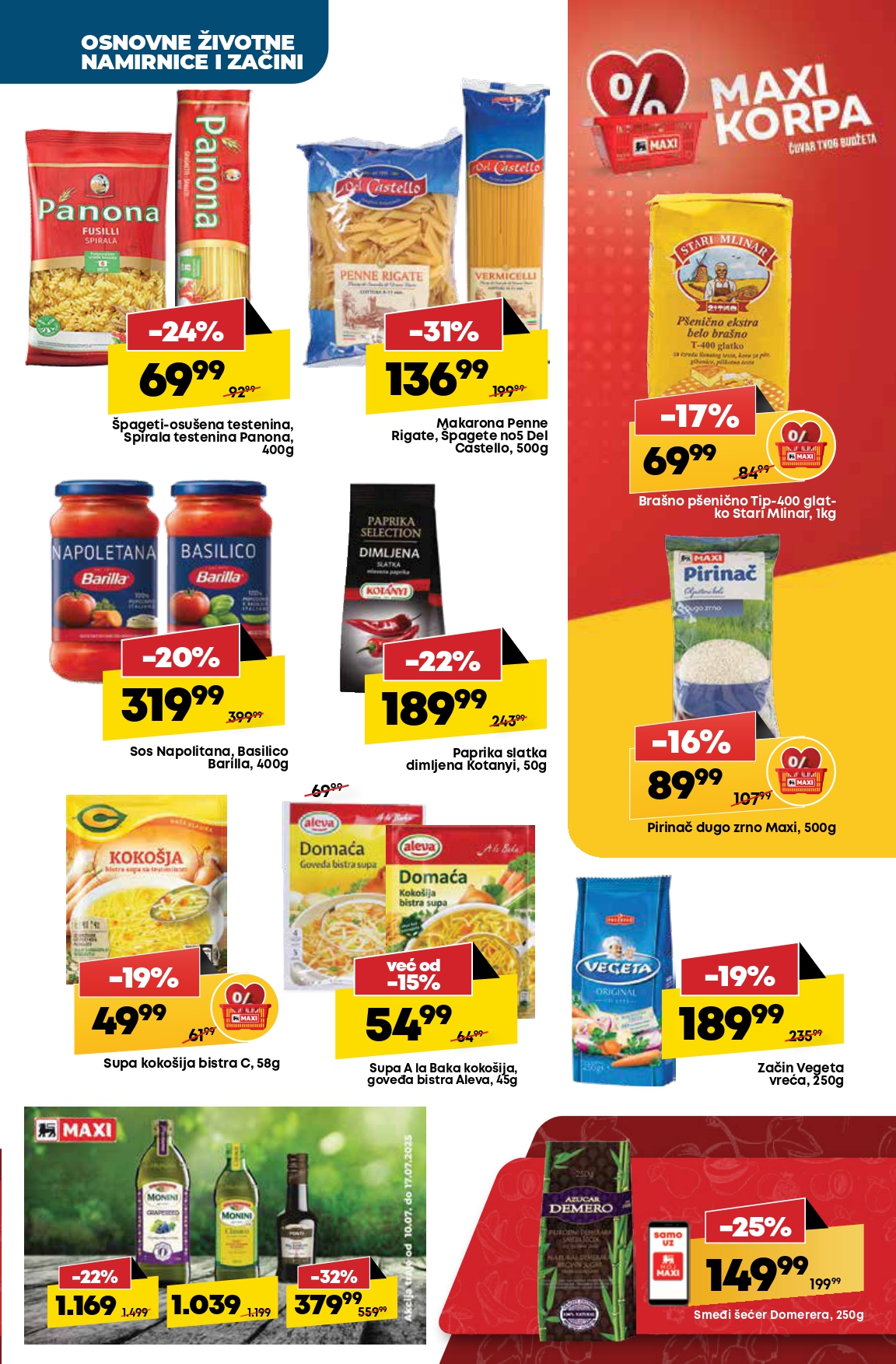 Mega Maxi katalog VODIČ KROZ UŠTEDE 10-16.7.2025.