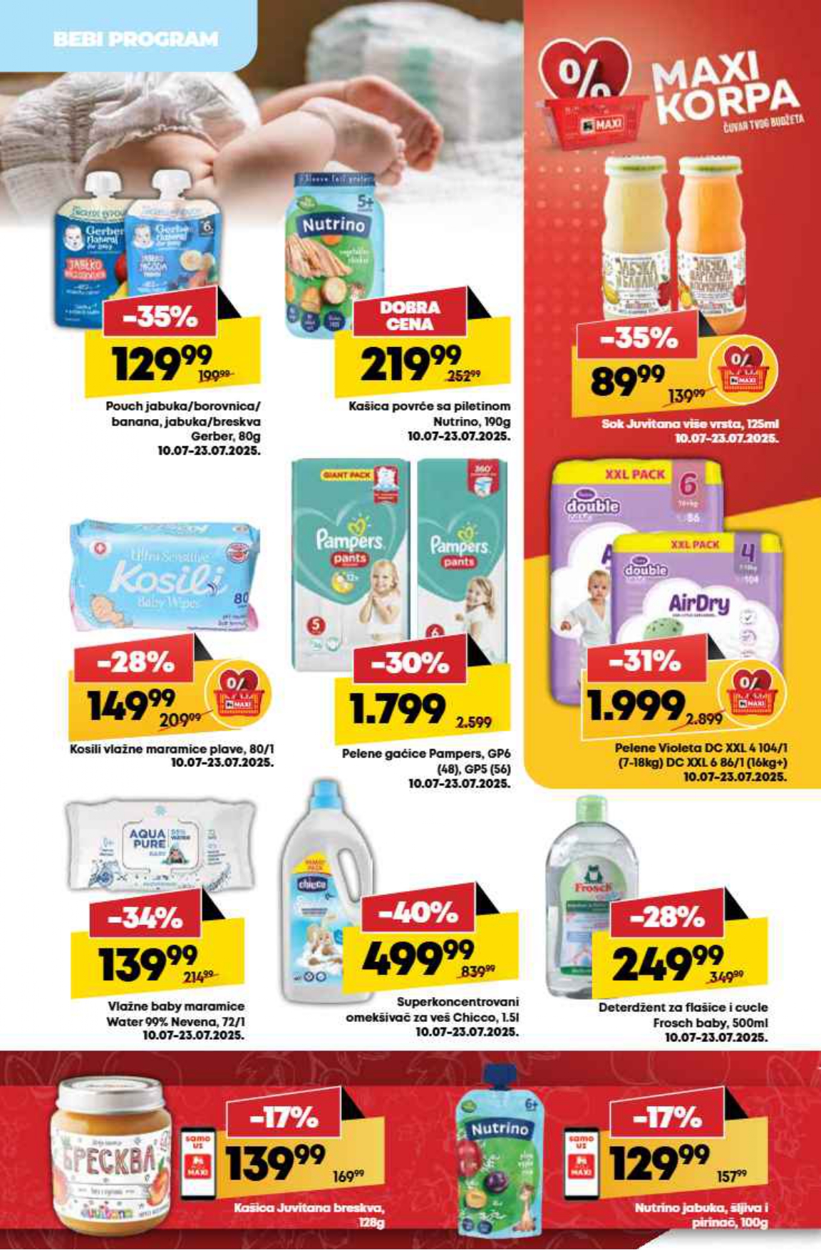 Mega Maxi katalog VODIČ KROZ UŠTEDE 17-23.7.2025.