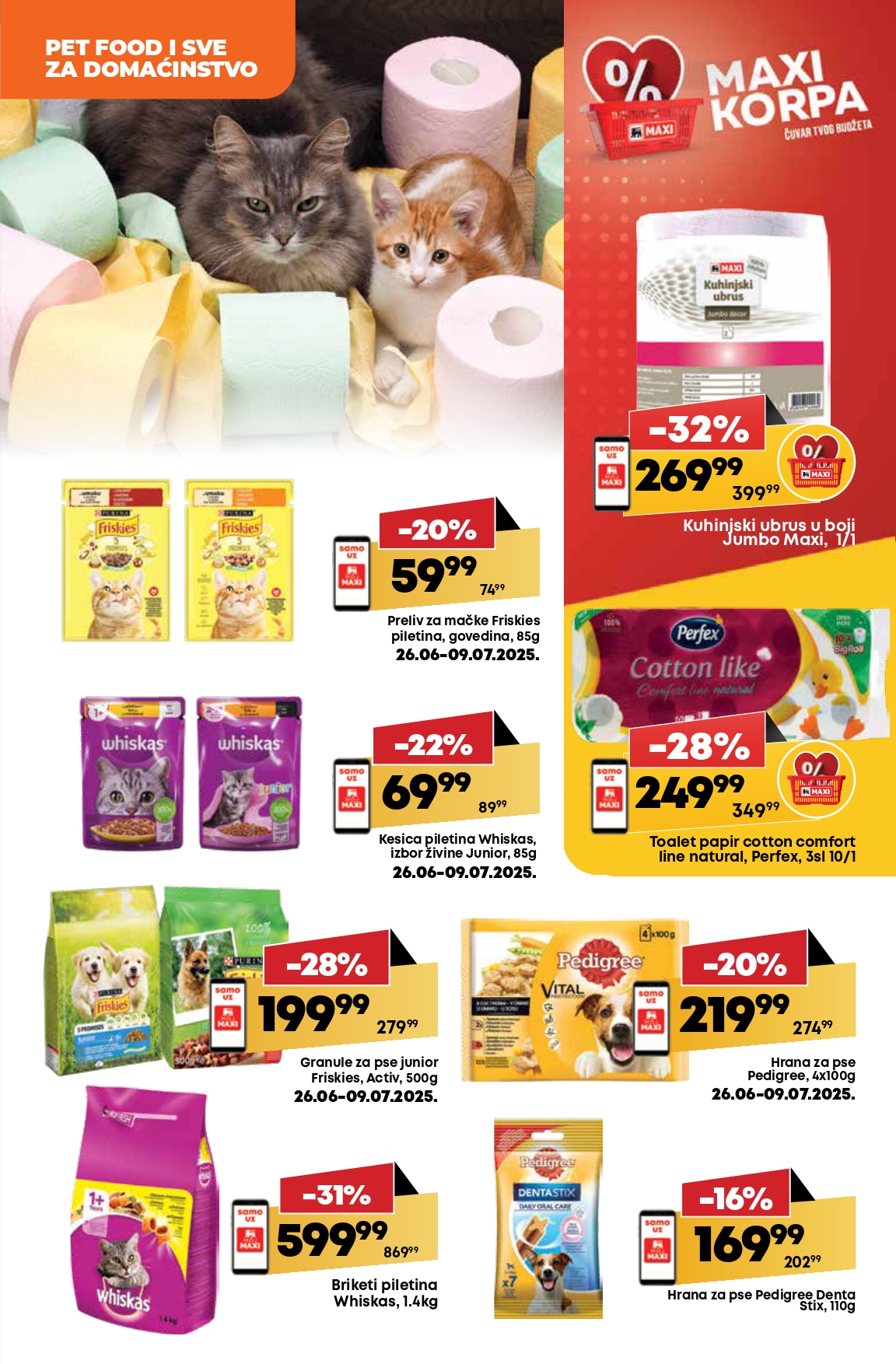 Mega Maxi katalog VODIČ KROZ UŠTEDE 3-9.7.2025.