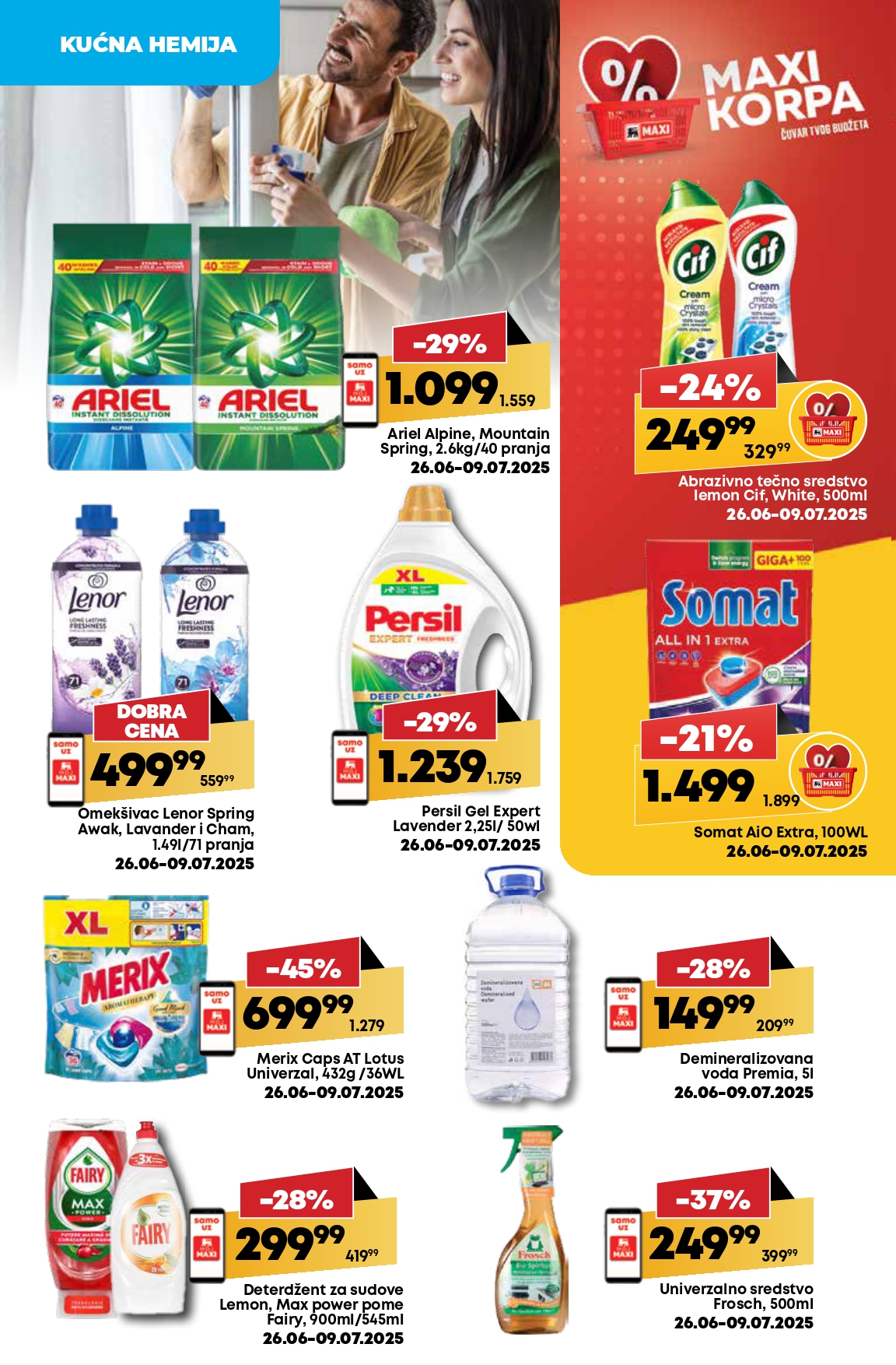 Mega Maxi katalog VODIČ KROZ UŠTEDE 3-9.7.2025.