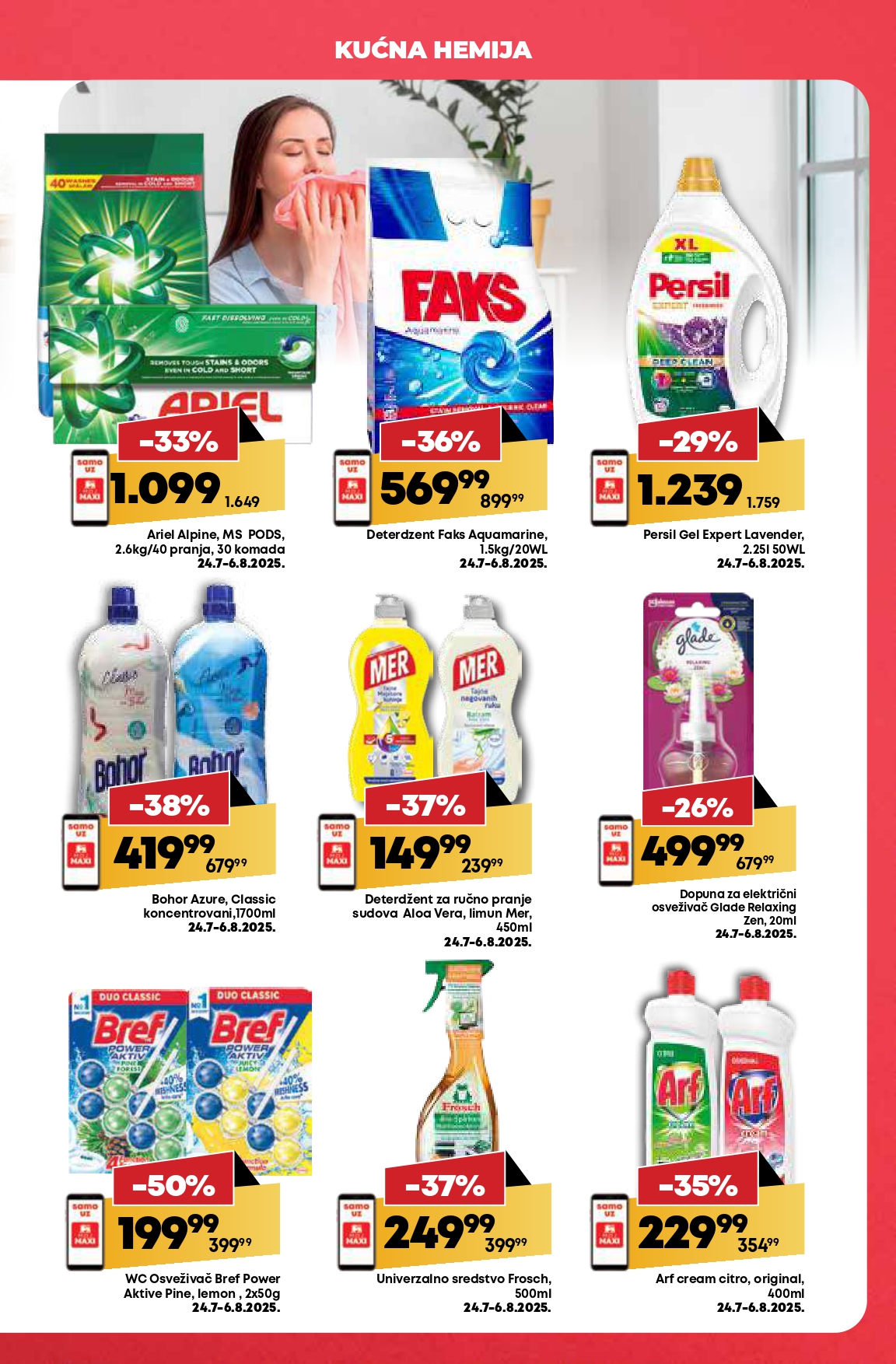 Mega Maxi katalog VODIČ KROZ UŠTEDE 24-30.7.2025.