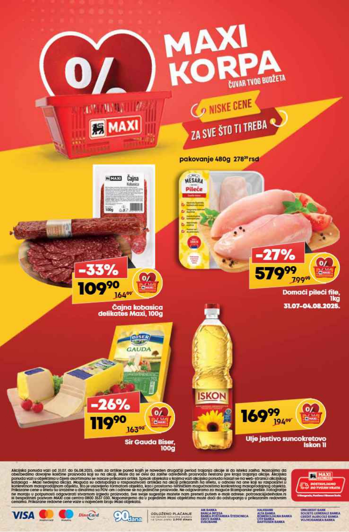 Mega Maxi katalog 31.7-6.8.2025.