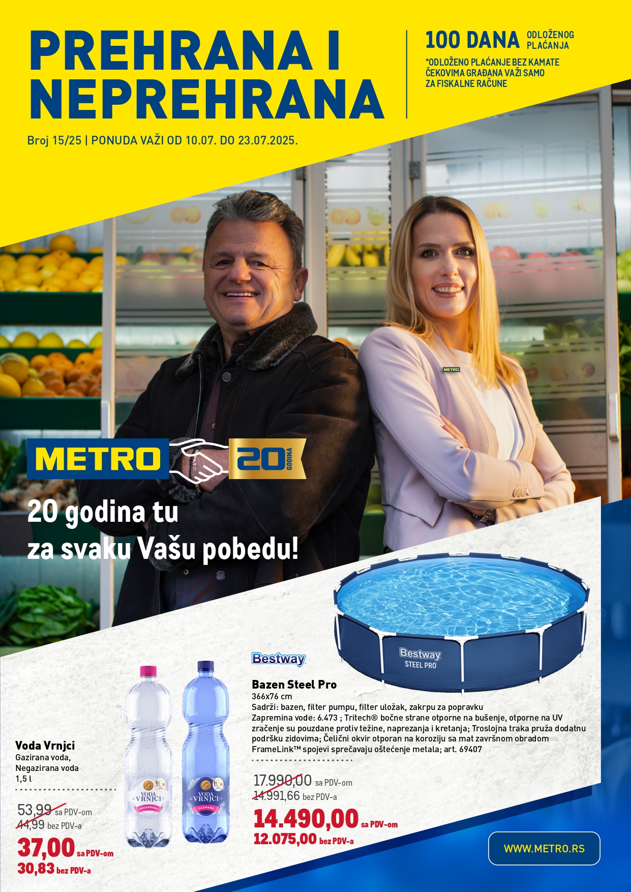 Metro katalog PREHRANA/NEPREHRANA 10-23.7.2025.