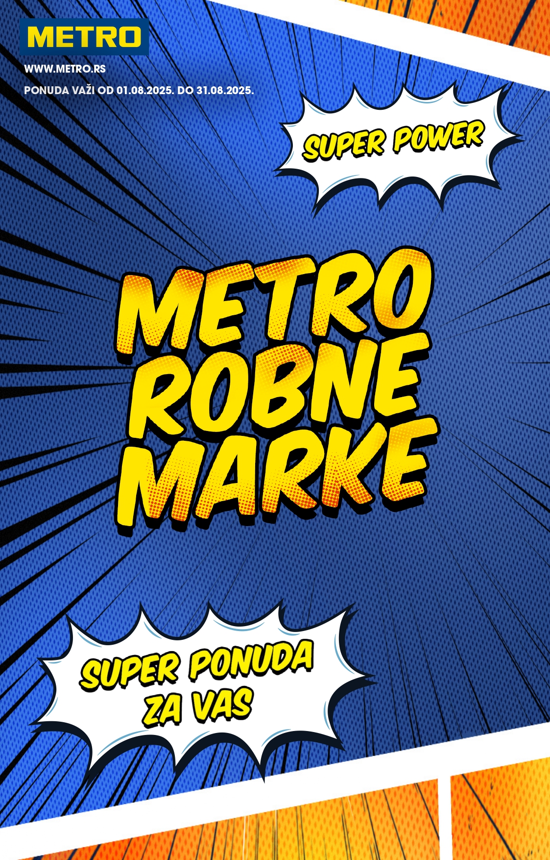 Metro katalog SUPER PONUDA 1-31.8.2025.