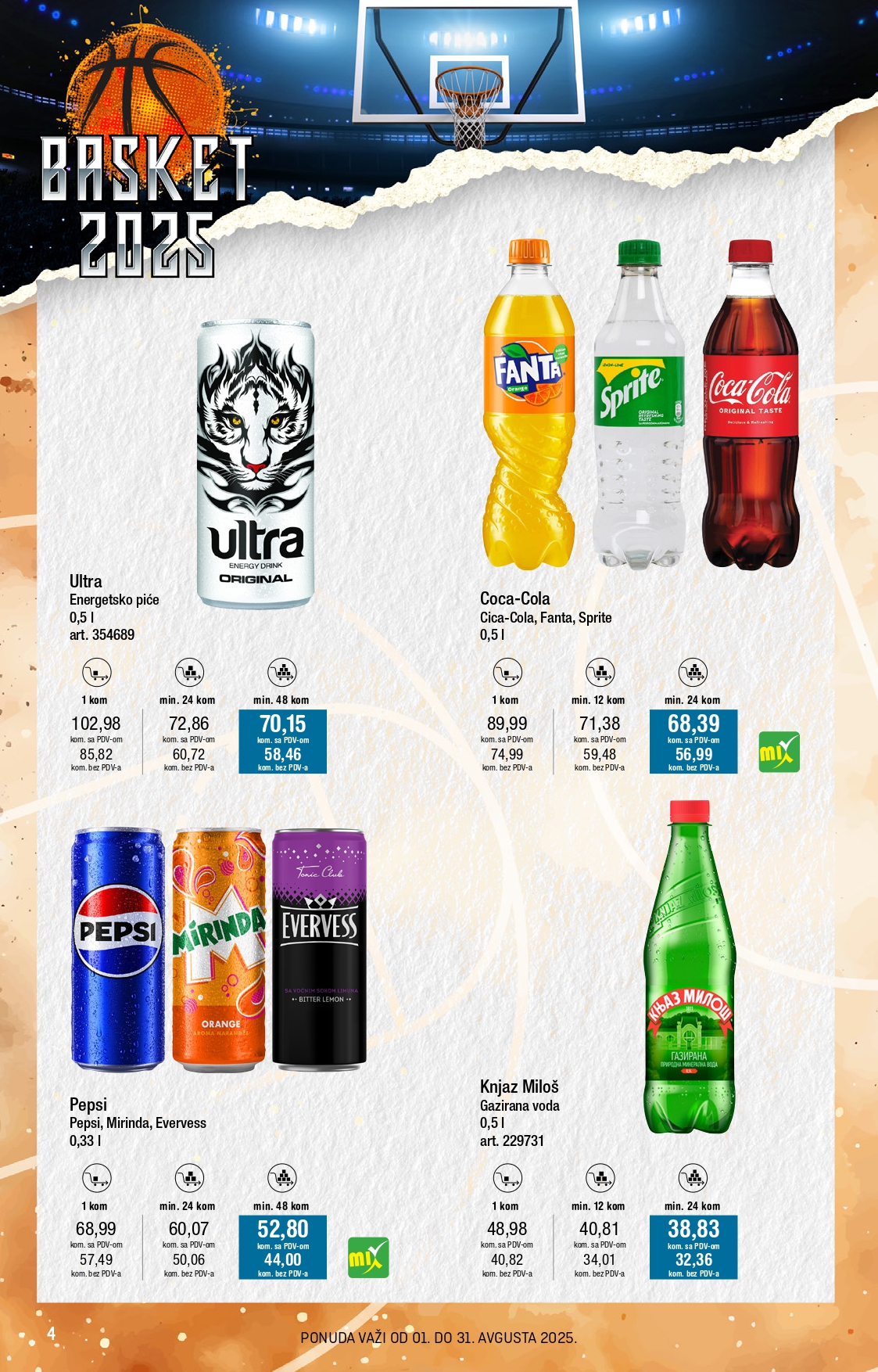 Metro katalog BASKET 1-31.8.2025.