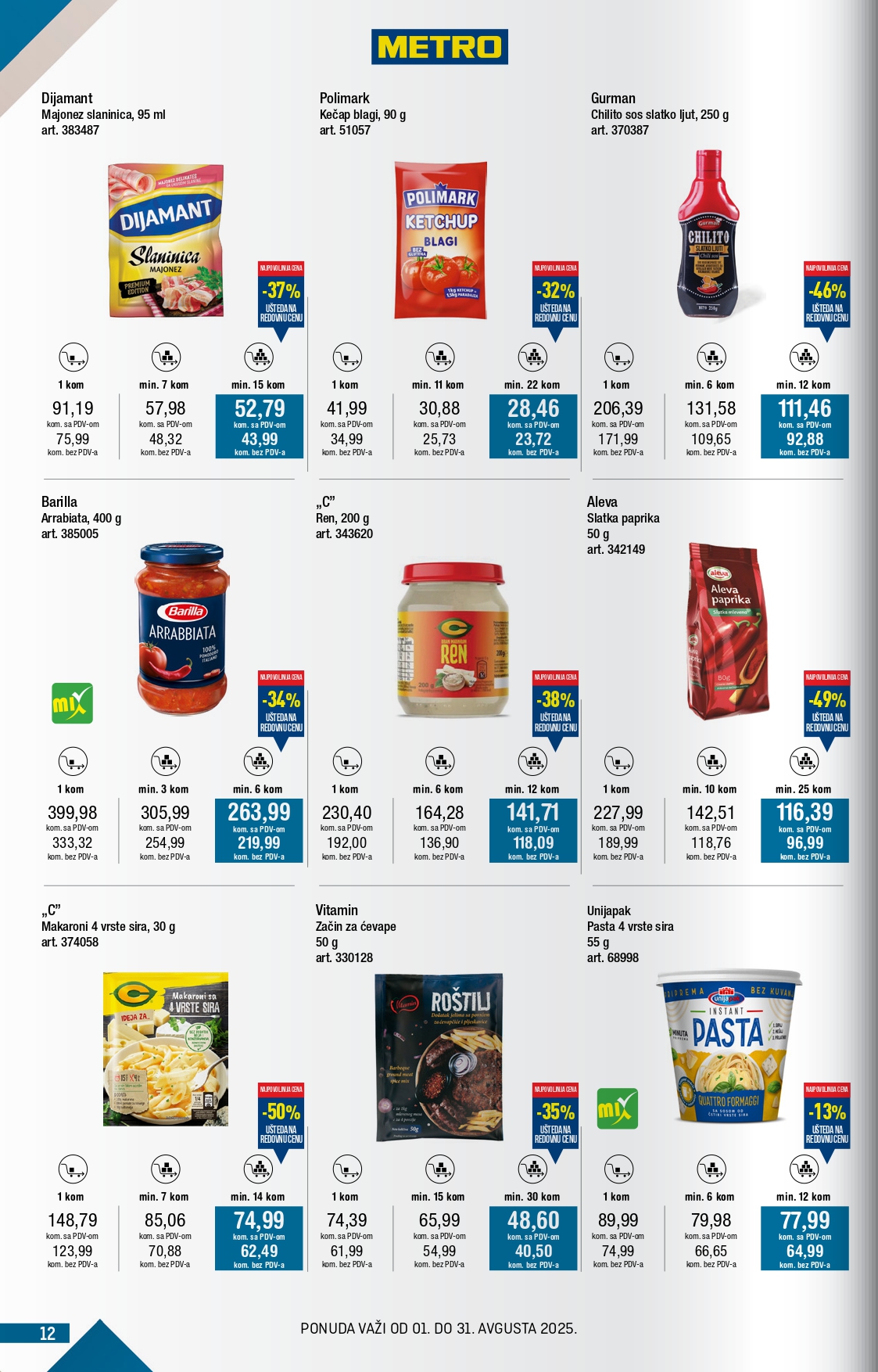 Metro katalog 1-31.8.2025.