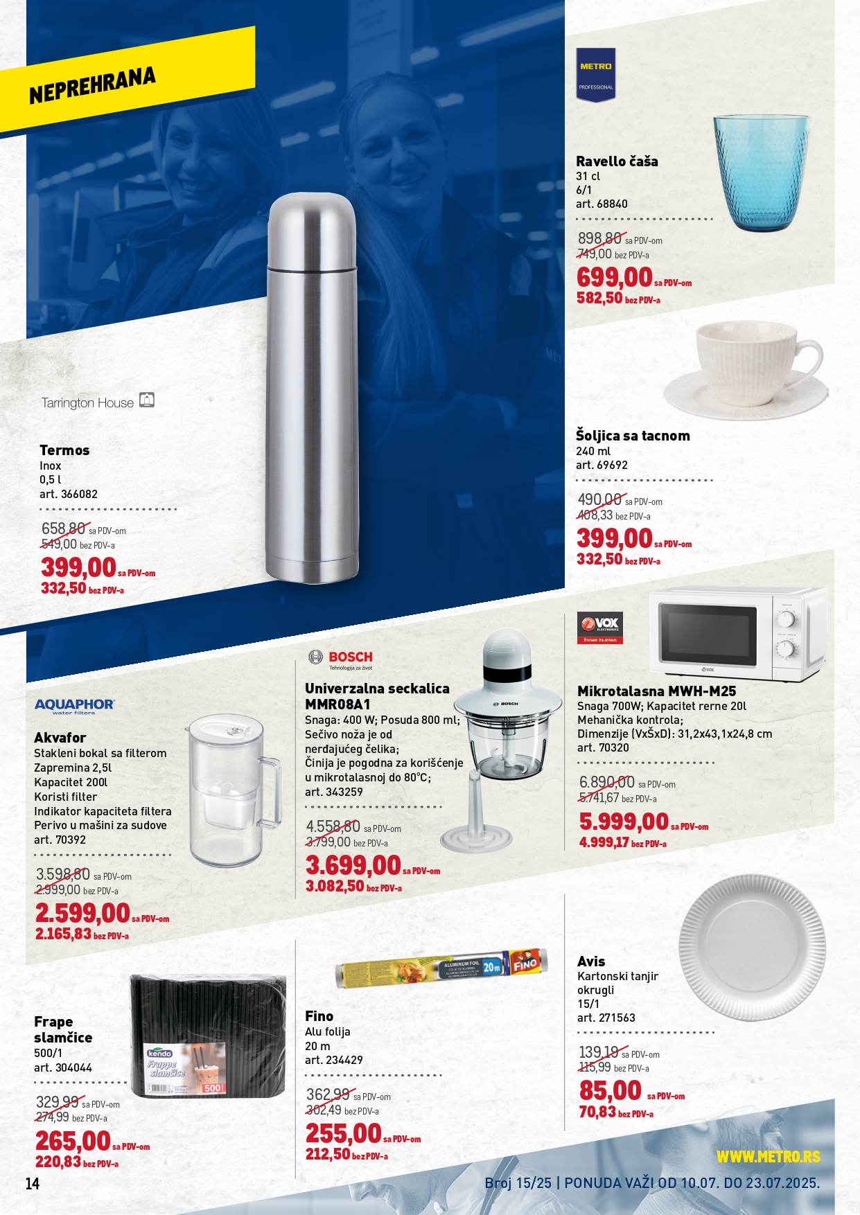 Metro katalog PREHRANA/NEPREHRANA 10-23.7.2025.