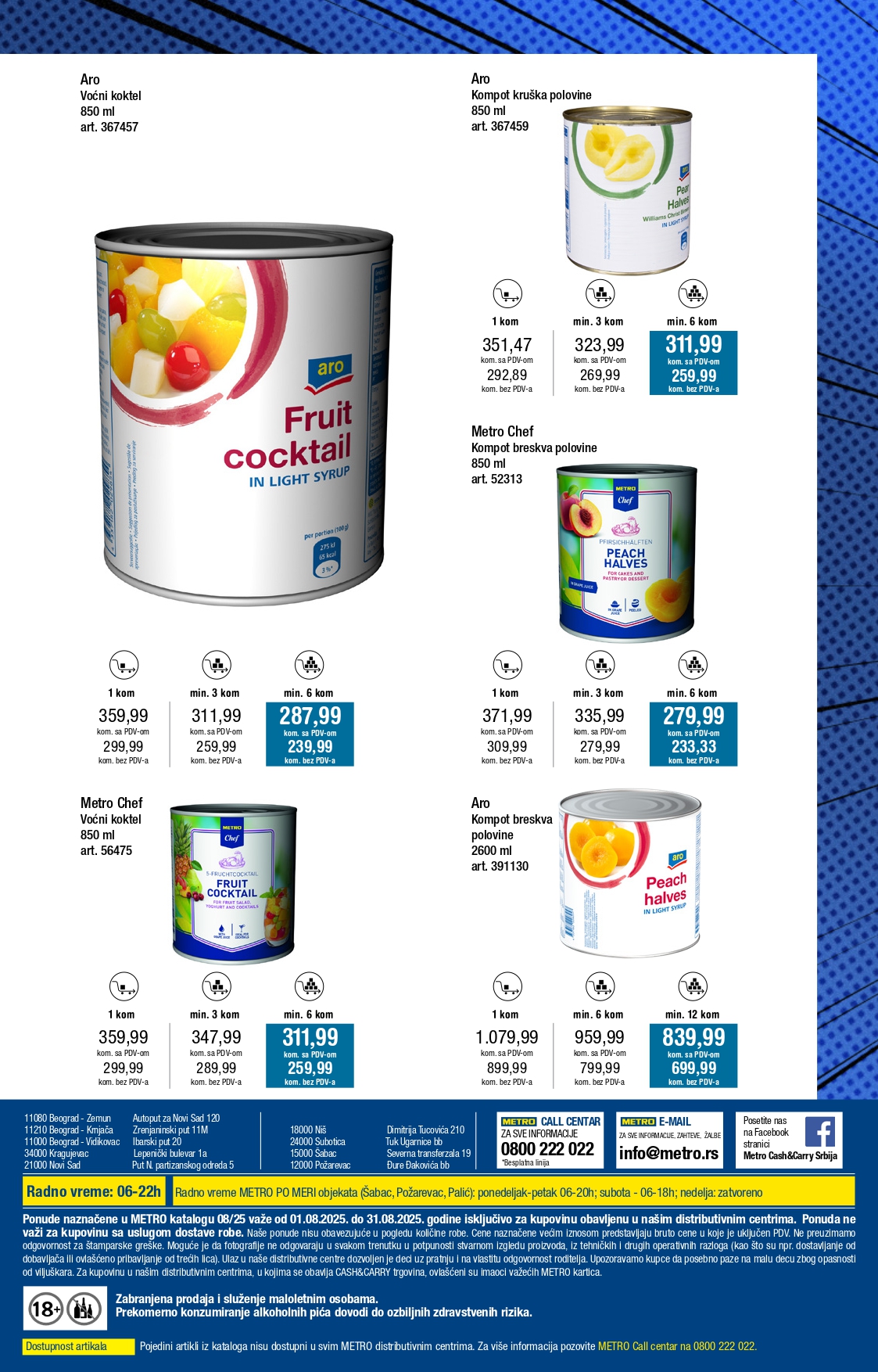 Metro katalog SUPER PONUDA 1-31.8.2025.