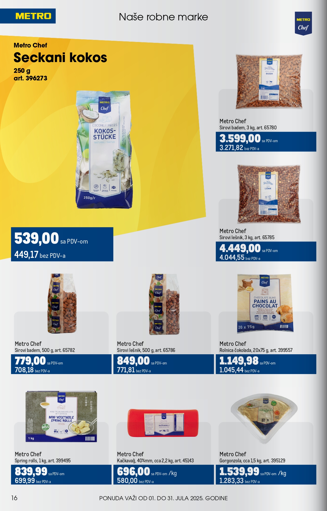 Metro katalog UGOSTITELJI 1-31.7.2025.