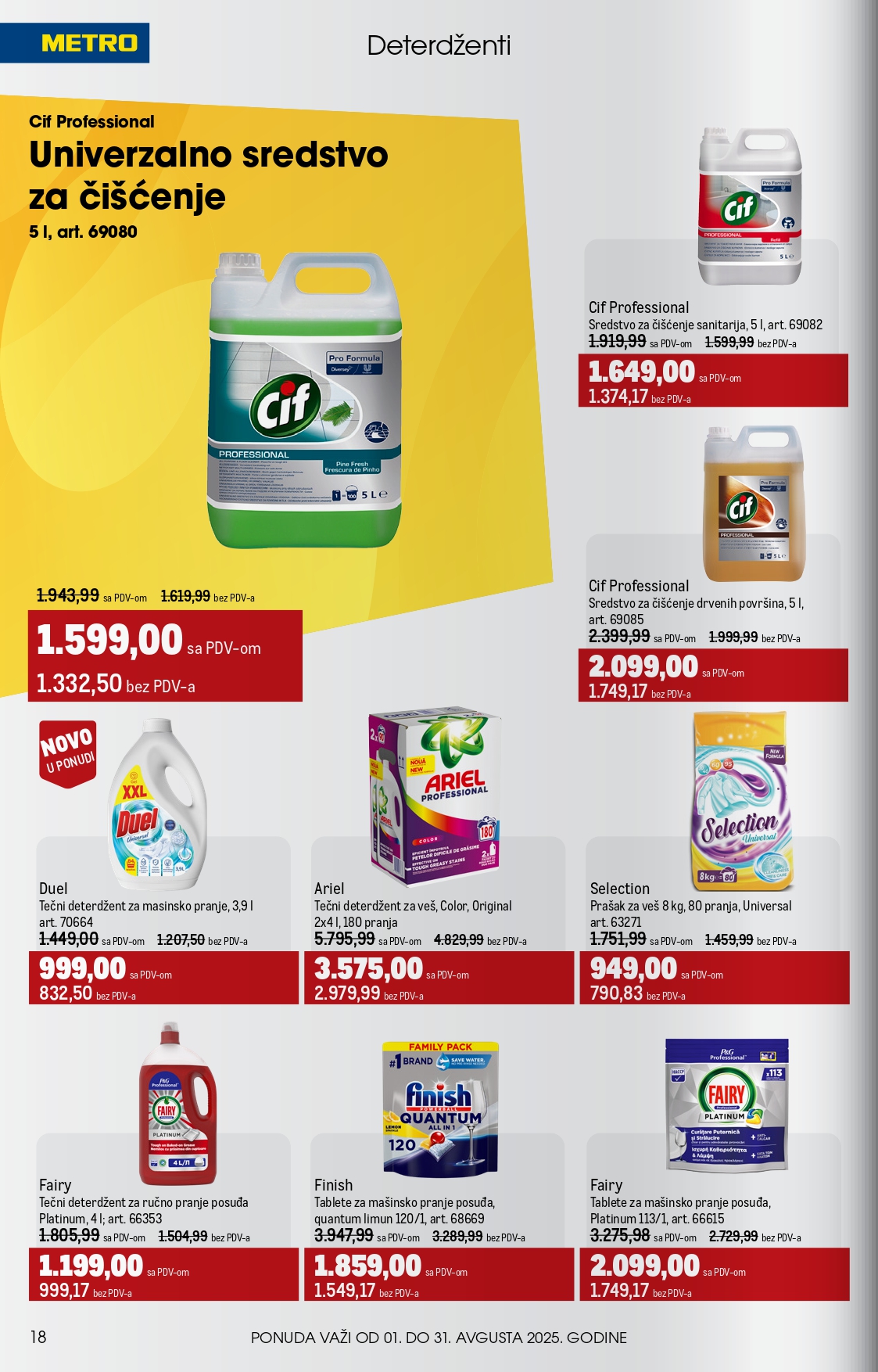 Metro katalog UGOSTITELJI 1-31.8.2025.
