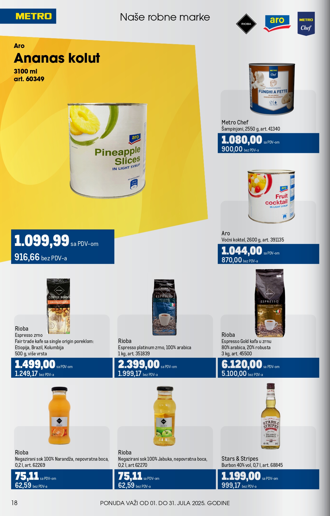 Metro katalog UGOSTITELJI 1-31.7.2025.