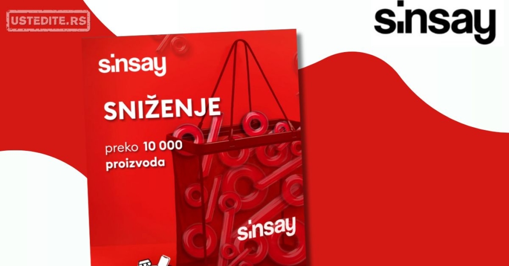 Sinsay SNIŽENJE jul 2025.