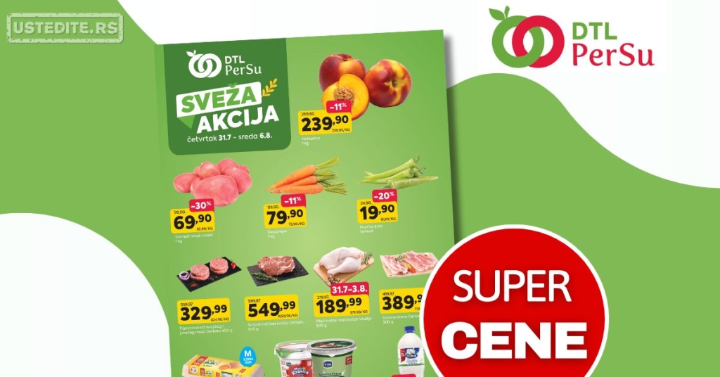 DTL PerSu SVEŽA AKCIJA 31.7-6.8.2025.