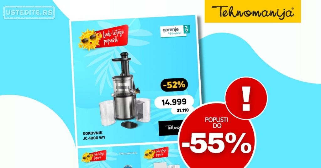 Tehnomanija AKCIJA 21-31.7.2025.