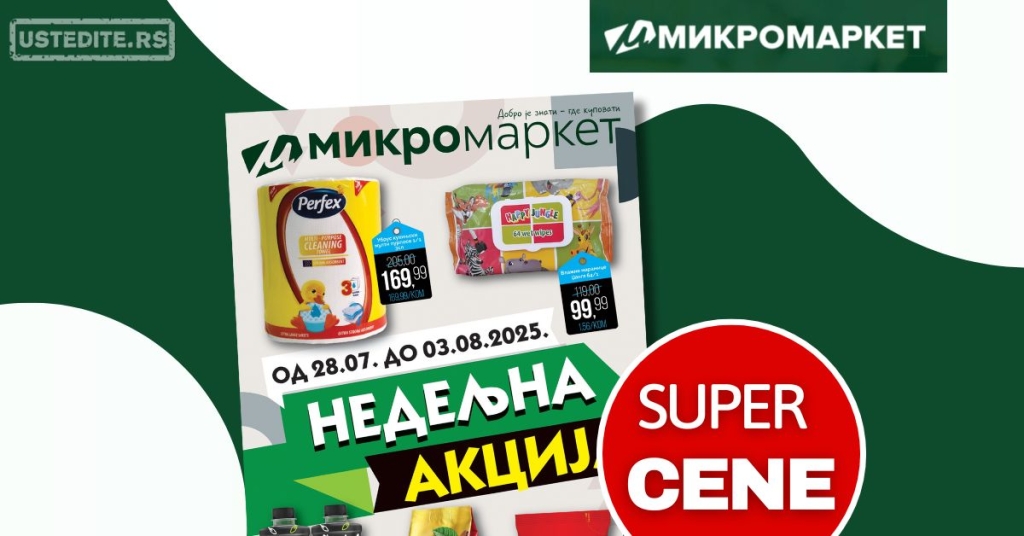 Mikromarket NEDELJNA AKCIJA 28.7-3.8.2025.