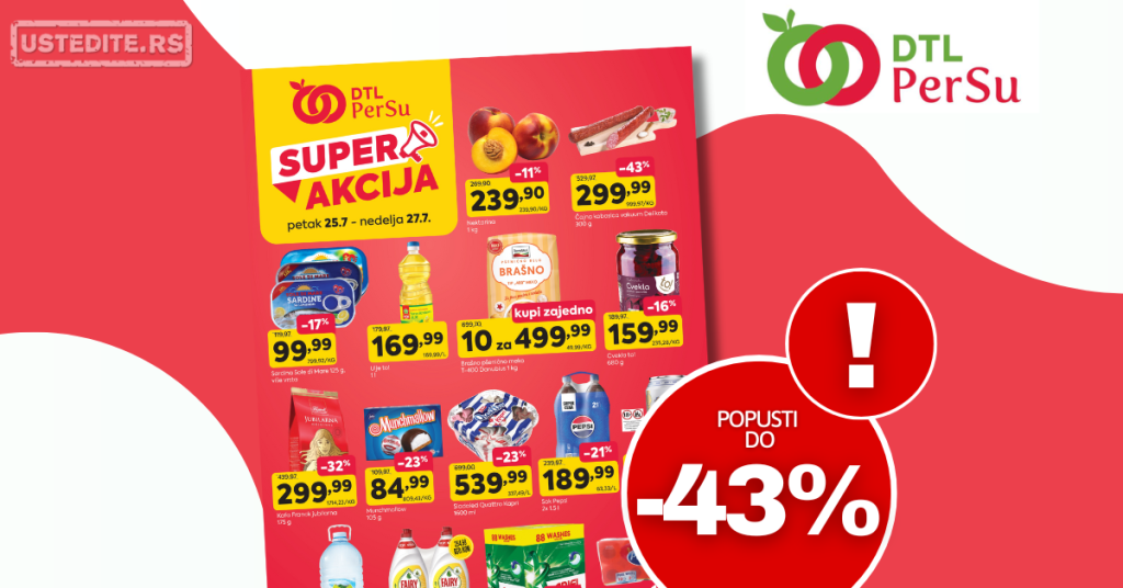 DTL PerSu VIKEND AKCIJA 25-27.7.2025.