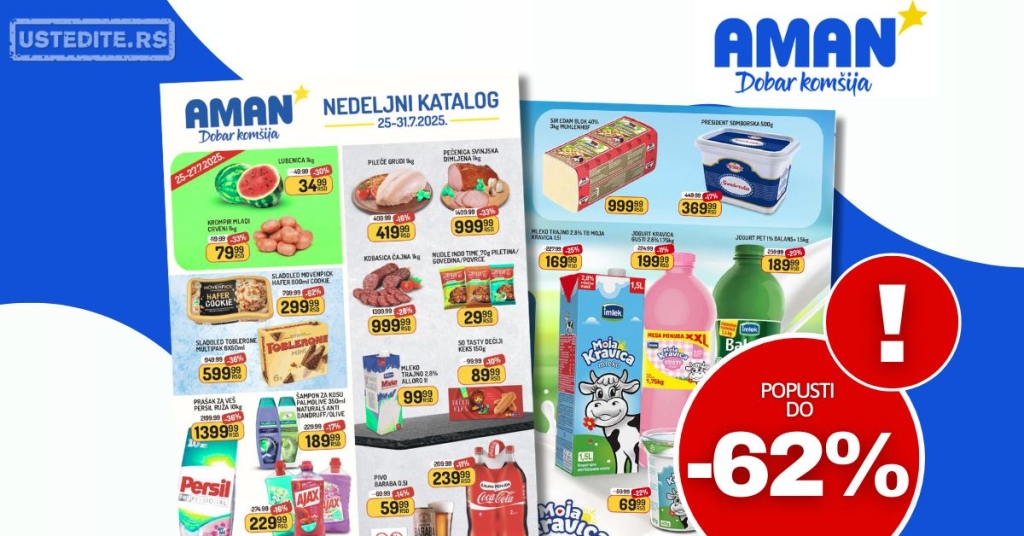 Aman NEDELJNA AKCIJA 25-31.7.2025.