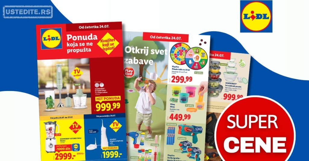 Lidl katalog NEPREHRANA 24-30.7.2025.