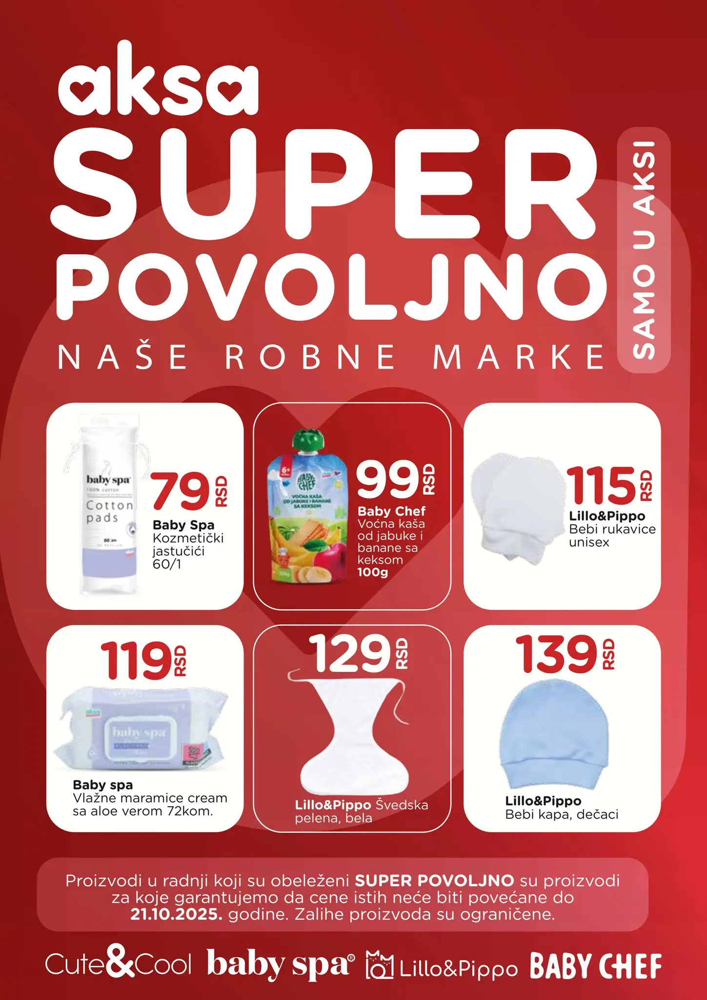 Aksa katalog SUPER POVOLJNO – sniženje do 21.10.2025.